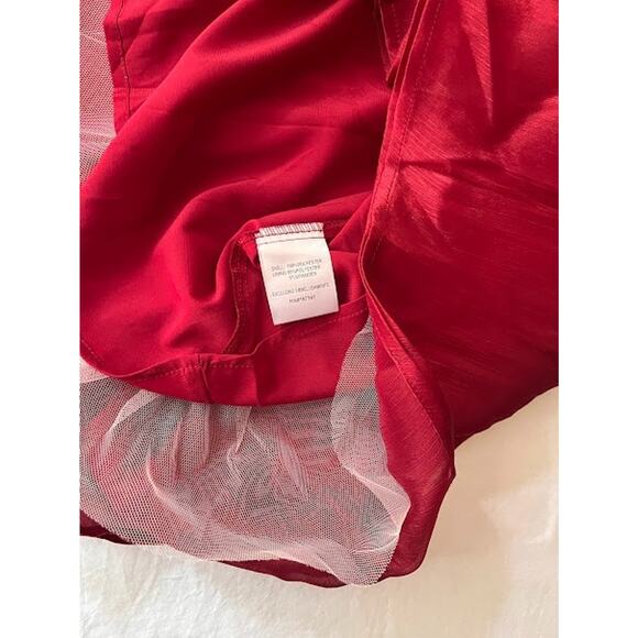Shareen Collections Australia Kyli Red Mini Dress Size 8 New with Tags - Picture 6 of 9